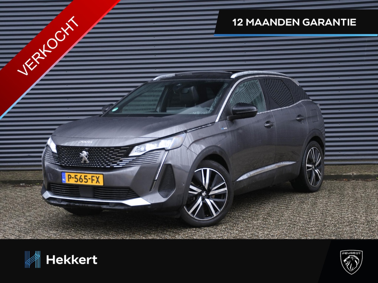 Peugeot 3008 - GT Pack Business 1.6 HYbrid 225pk Automaat PANO-DAK | STOELVERWARMING | CAMERA VOOR + ACHT - AutoWereld.nl