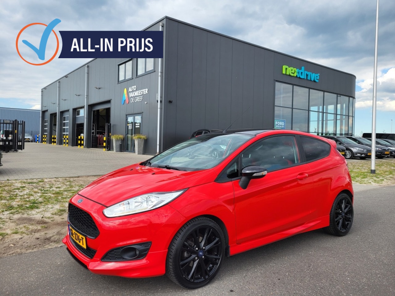 Ford Fiesta - 1.0 Ecoboost 140 pk Red Edition Cruise-control, PDC, nieuwe dist - AutoWereld.nl