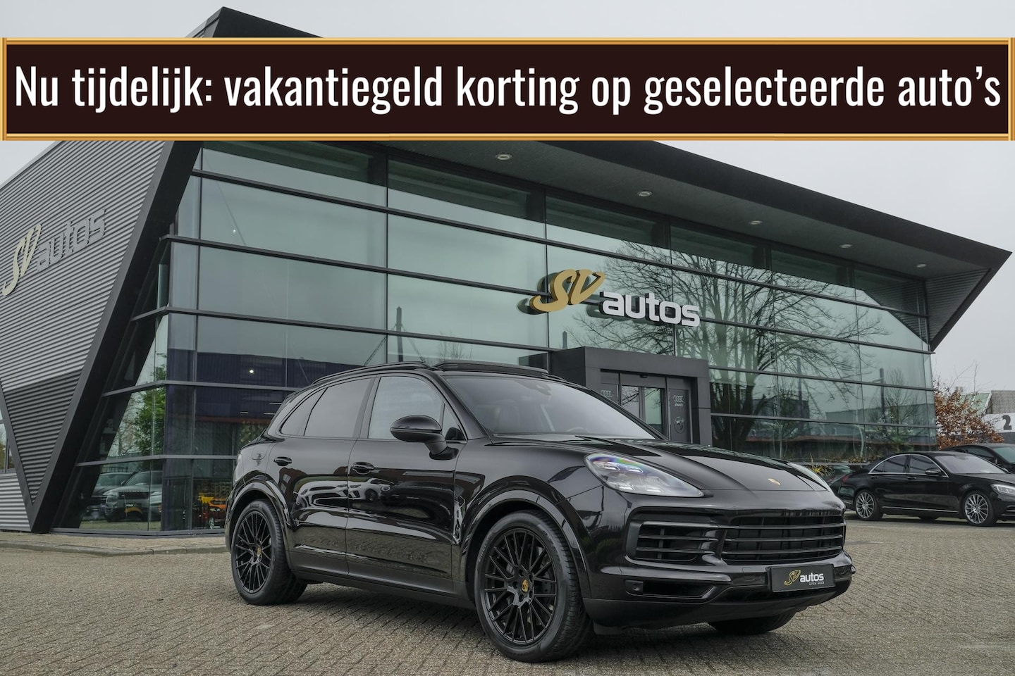 Porsche Cayenne - S 2.9 S 441pk Panoramadak Trekhaak elektrisch Comfortstoelen Black edition Luchtvering DAB - AutoWereld.nl