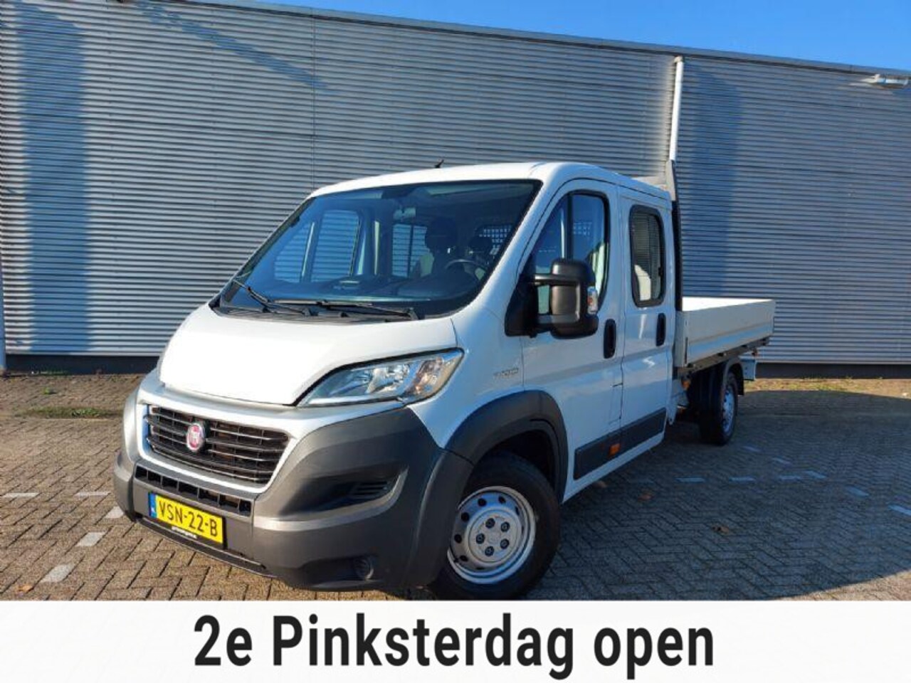 Fiat Ducato - 35H 2.3 MultiJet L3H1 DC 6 Zitplaatsen,prijs is ex btw, trekhaak, Open laadbak, Pick-up, D - AutoWereld.nl