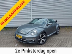 Volkswagen Beetle Cabriolet - 1.2 TSI Design Bleumotion Automaat, aico, cruise, stoelverwarming, navigatie, parkeersenso