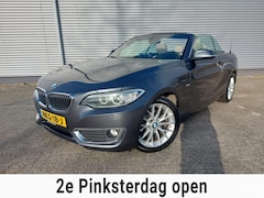 BMW 2-serie Cabrio - 218i High Executive, airco, navigatie, stoelverwarming, parkeersensoren, cruisecontrol,
