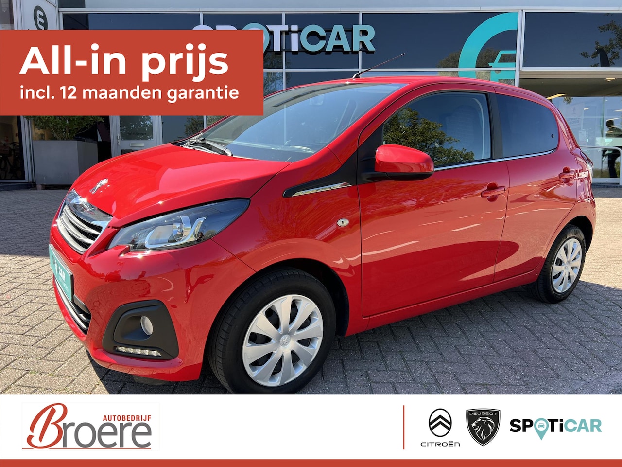 Peugeot 108 - 1.0 e-VTi 72 pk Active 5 deurs DAB, Bluetooth, Airconditioning - AutoWereld.nl