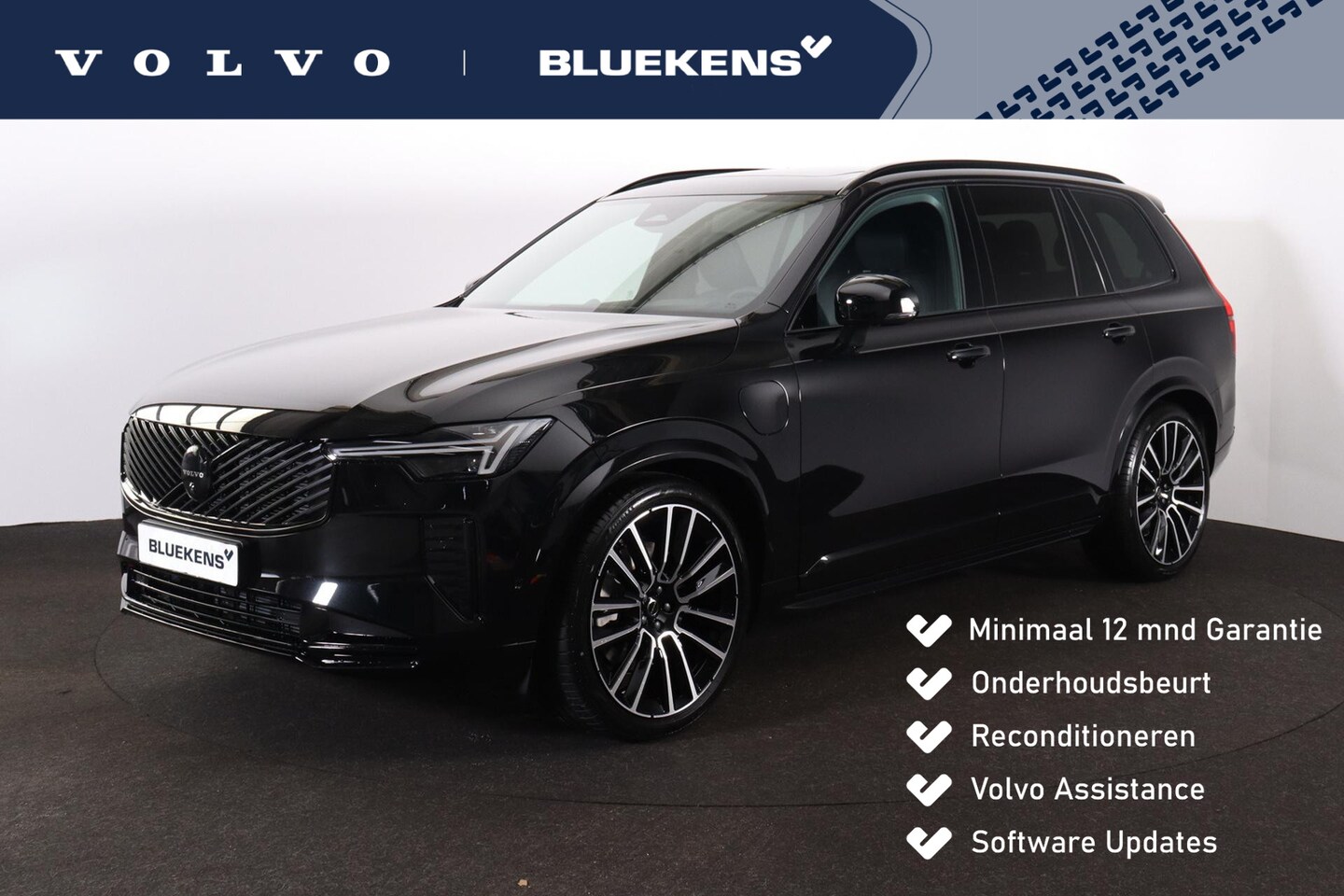 Volvo XC90 - T8 Recharge AWD Ultra Black Ed. Exec. - Luchtvering - Panorama/schuifdak - IntelliSafe Ass - AutoWereld.nl