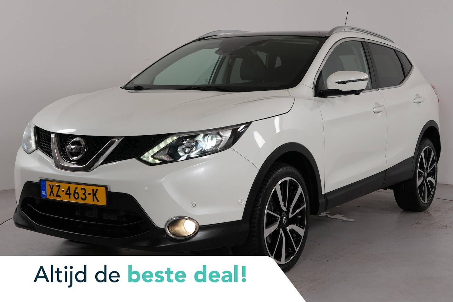 Nissan Qashqai - 1.2 Tekna | 360° Camera | Pano | Stl. verw. | Trekhaak | - AutoWereld.nl