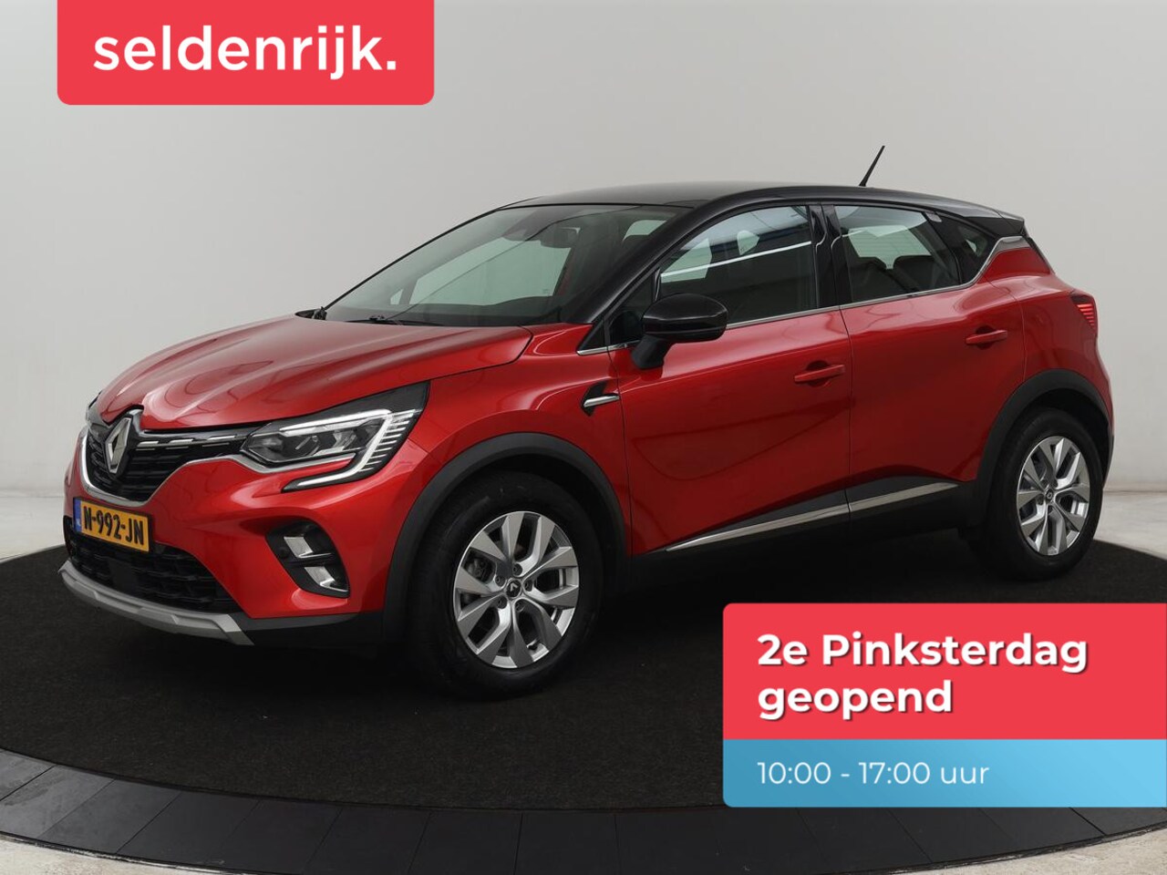 Renault Captur - 1.3 TCe 140 Intens | Automaat | Camera | Carplay | Keyless | Navigatie | Full LED | 17'' | - AutoWereld.nl