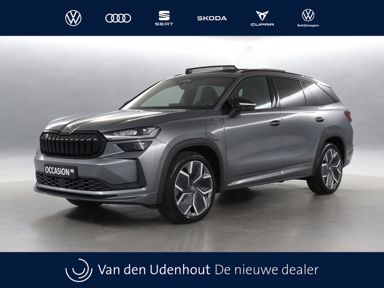 Skoda Kodiaq - 1.5 TSI 204pk PHEV Sportline Business DSG / Panoramadak / Stoelverwarming / Camera / Demon - AutoWereld.nl