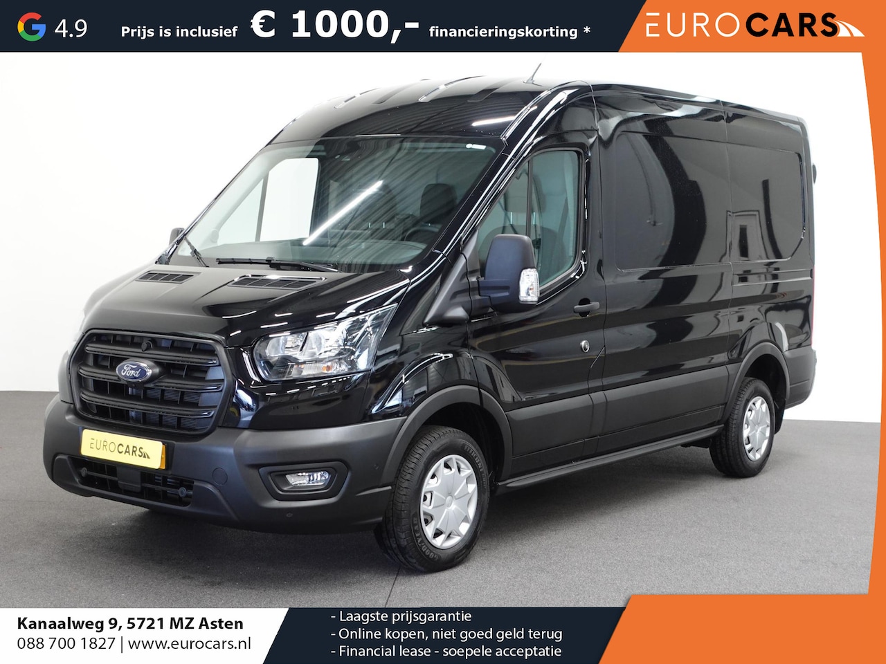 Ford Transit - 310 2.0 TDCI L2H2 Trend Automaat Airco Bluetooth Camera  Cruise Control - AutoWereld.nl