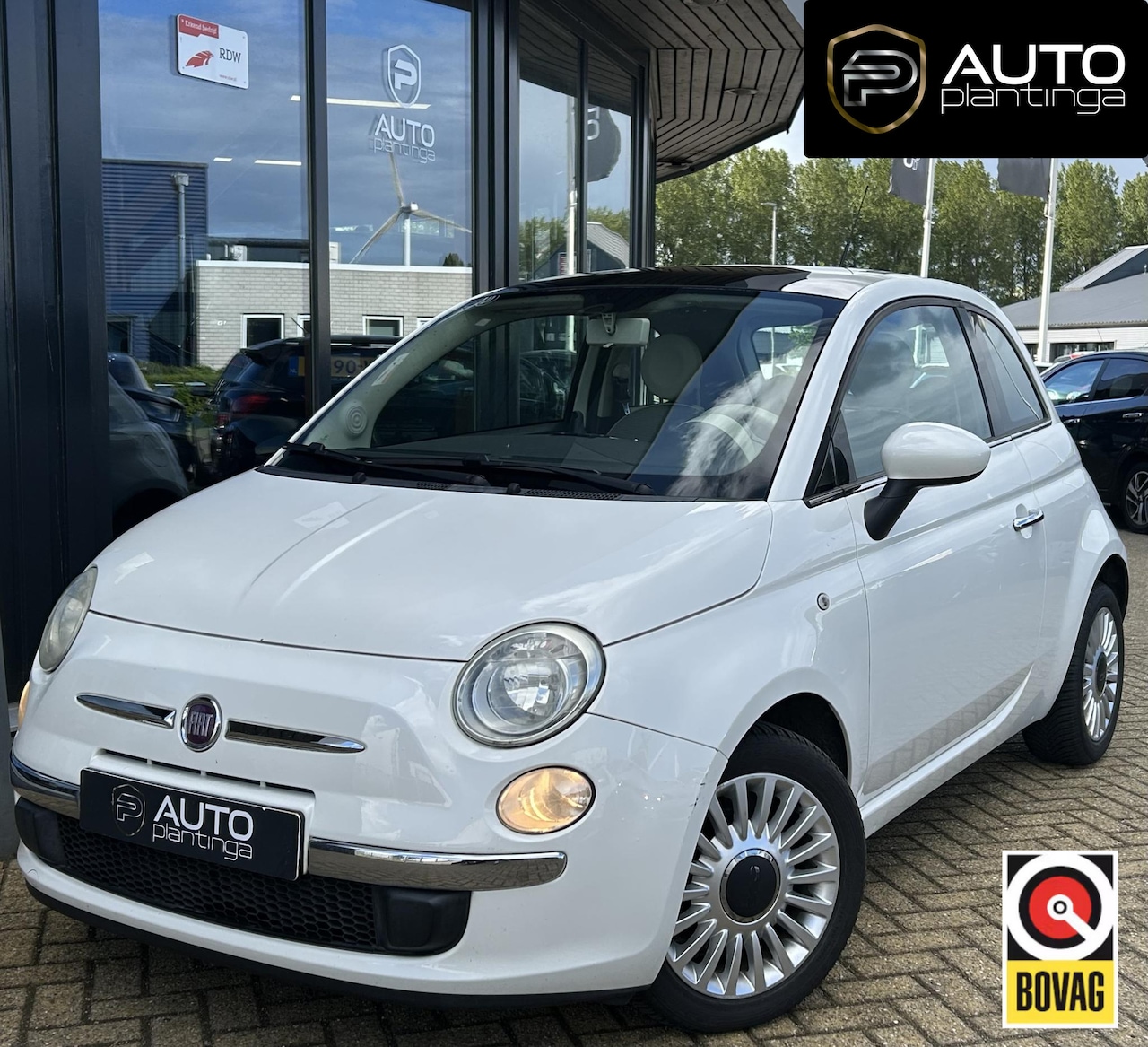 Fiat 500 - 0.9 TwinAir Lounge 86PK | AUTOMAAT | NL AUTO | Pano | Airco | 2 Sleutels | Volledige Onder - AutoWereld.nl