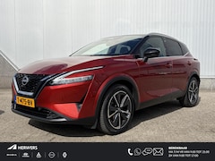 Nissan Qashqai - 1.3 MHEV Tekna / Trekhaak / Panoramadak / HUD / Elektr Bestuurders Stoel / Elektr. Achterk