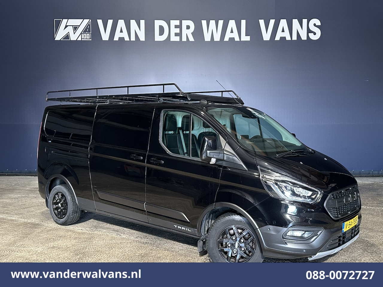Ford Transit Custom - 2.0 TDCI 131pk L2H1 Trail Edition Euro6 Airco | Imperiaal | Camera | Navigatie | 2800kg Tr - AutoWereld.nl