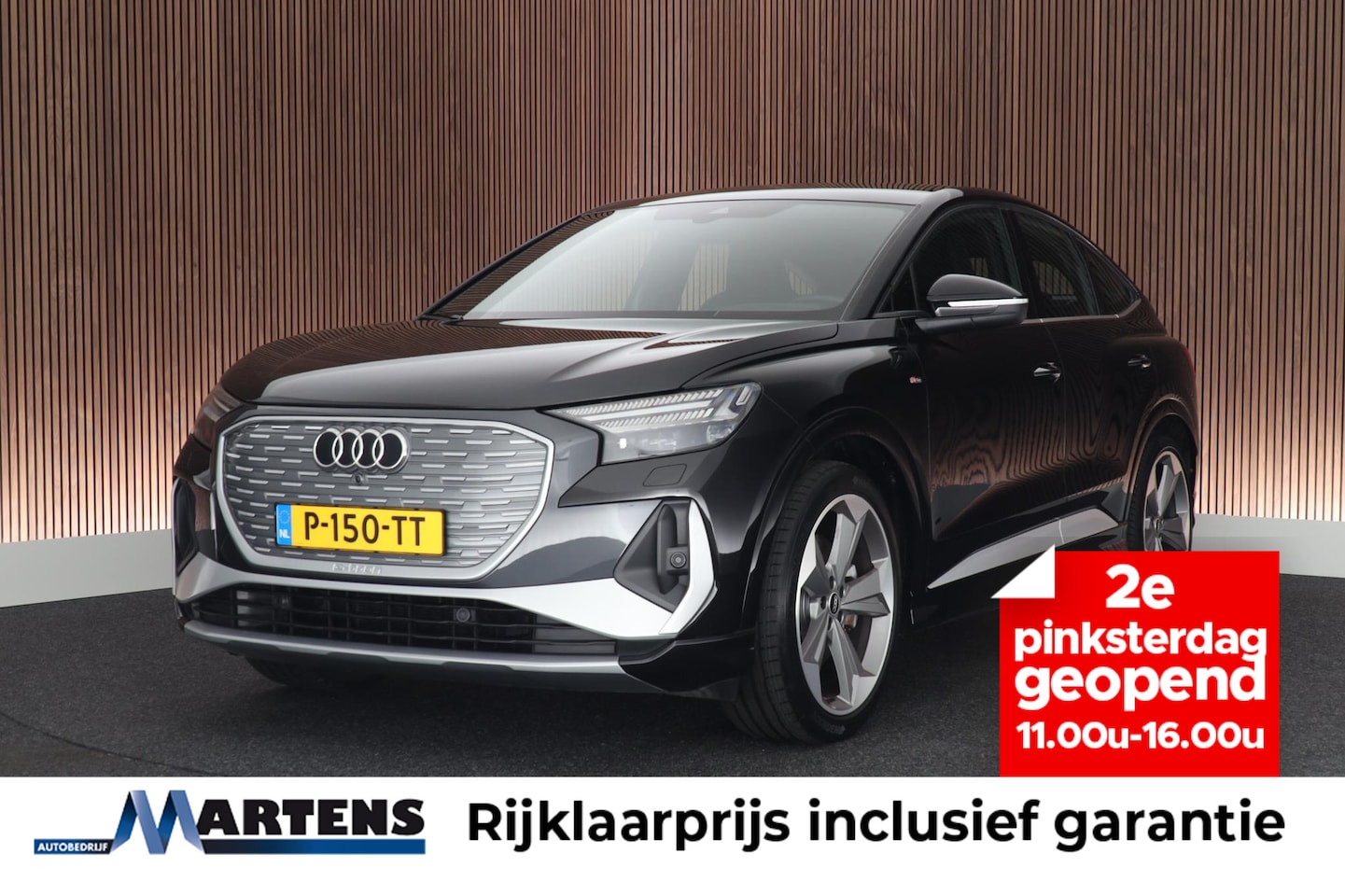 Audi Q4 Sportback e-tron - 40 204pk S edition 77 kWh Leder Camera Stoelverwarming HUD Navigatie S-Line - AutoWereld.nl