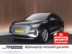 Audi Q4 Sportback e-tron - 40 204pk S edition 77 kWh Leder Camera Stoelverwarming HUD Navigatie S-Line