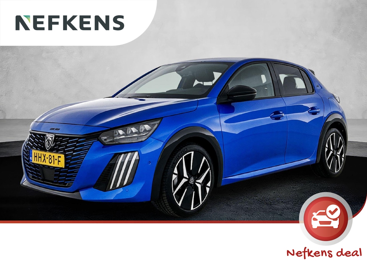 Peugeot 208 - 1.2 Hybrid 145 GT Automaat | Navigatie | Camera Voor + Achter | Adaptieve Cruise Control | - AutoWereld.nl