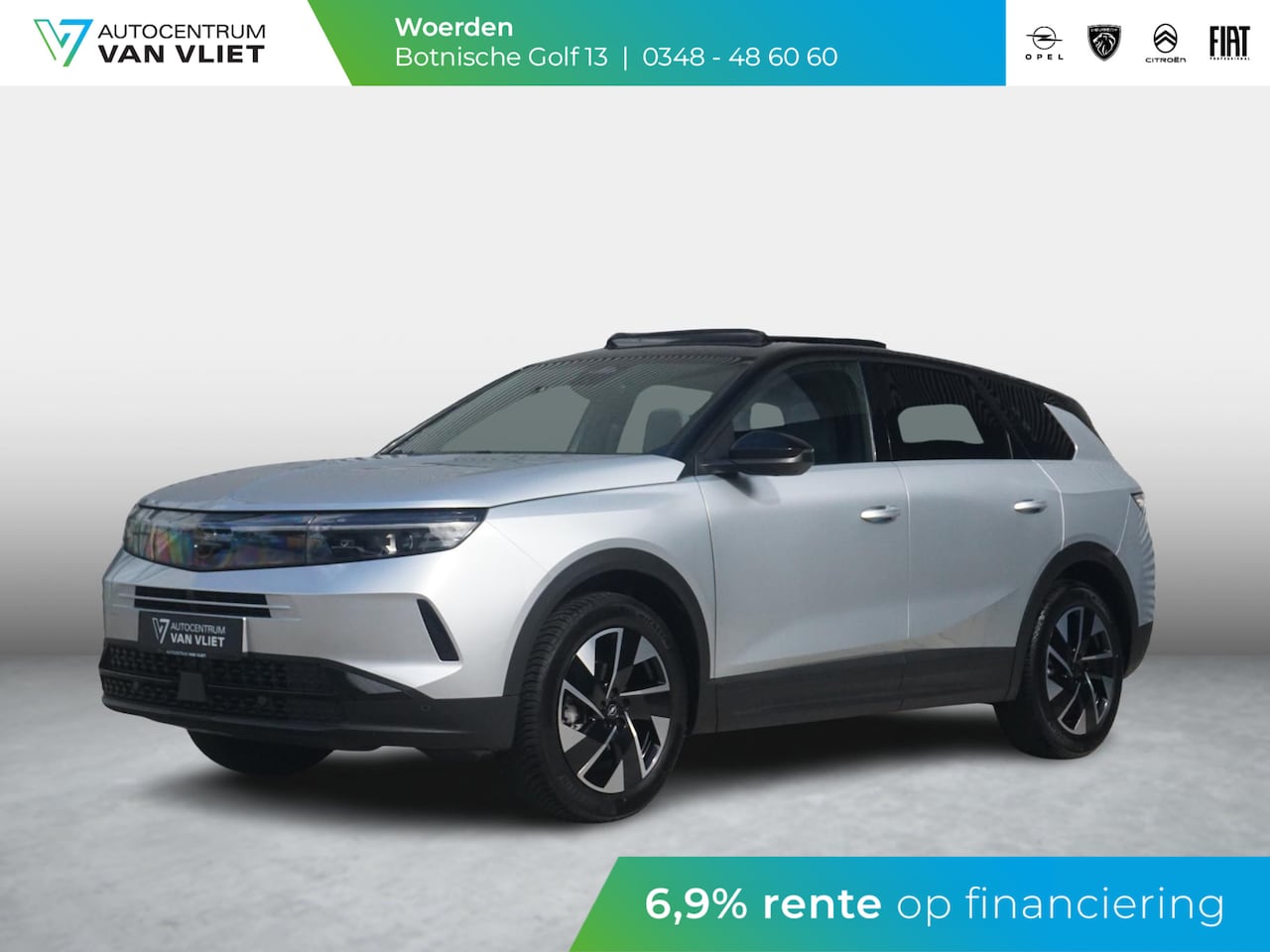 Opel Grandland - 1.2 Turbo Hybrid GS Panoramadak - AutoWereld.nl