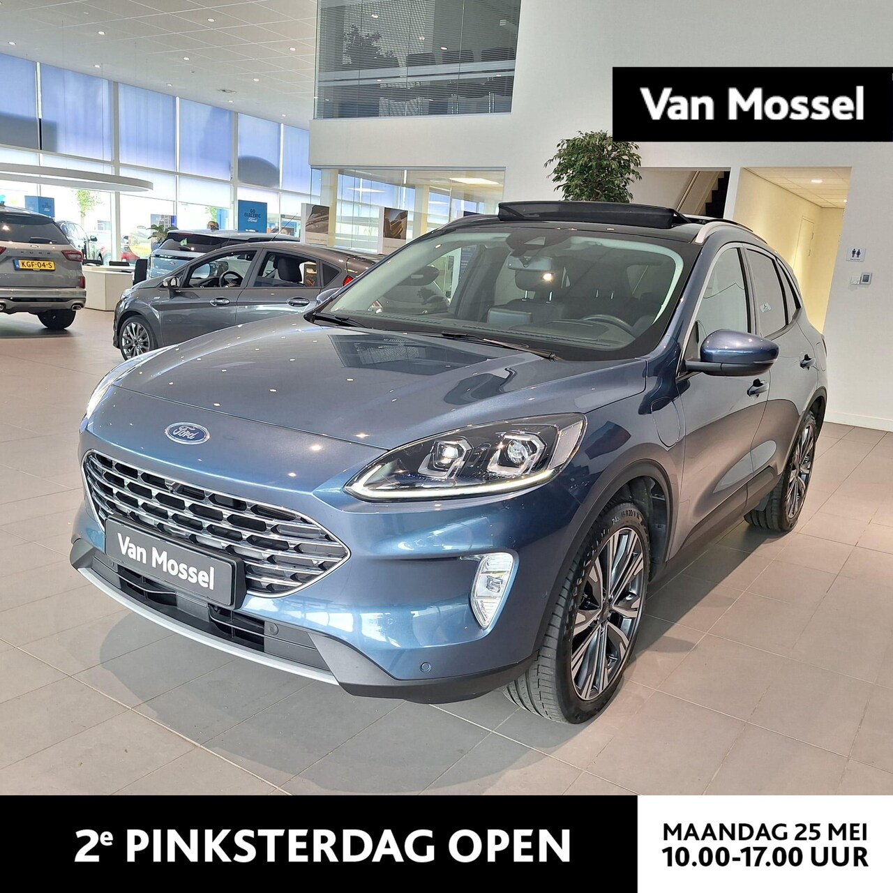 Ford Kuga - 2.5 PHEV Titanium X | Panoramadak | Dodehoekdetectie | B&O | 20" LMV | Elektrisch wegklapb - AutoWereld.nl