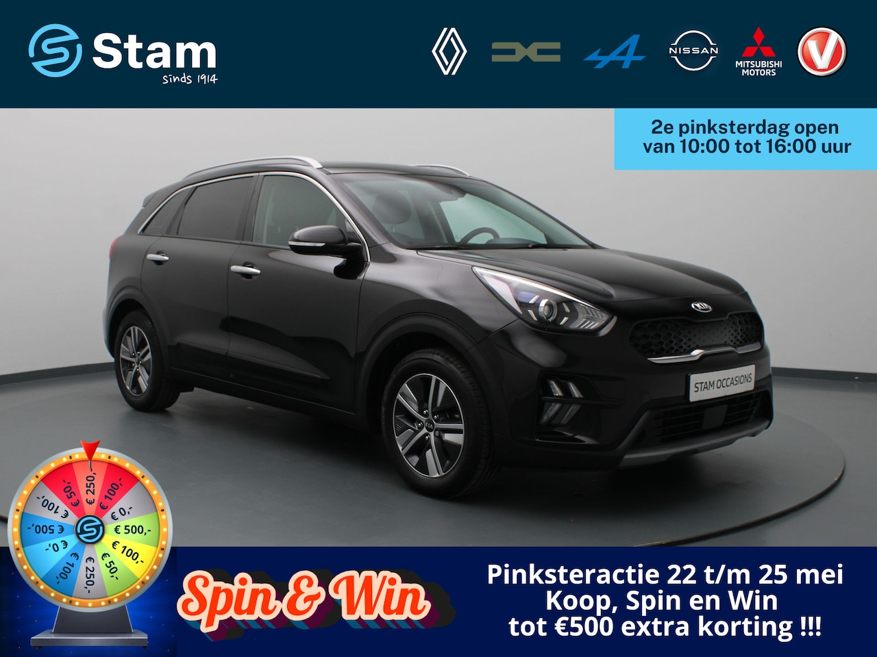 Kia Niro - GDi Hybrid ExecutiveLine 140pk Camera | Adapt. Cruise | Parkeersens. v+a | Panoramadak - AutoWereld.nl