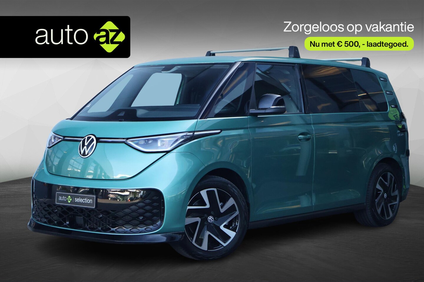 Volkswagen ID. Buzz Cargo - Anniversary Edition 79 kWh 4MOTION 340 PK / Styling Pack / 360 Camera / Trekhaak / IQ Ligh - AutoWereld.nl