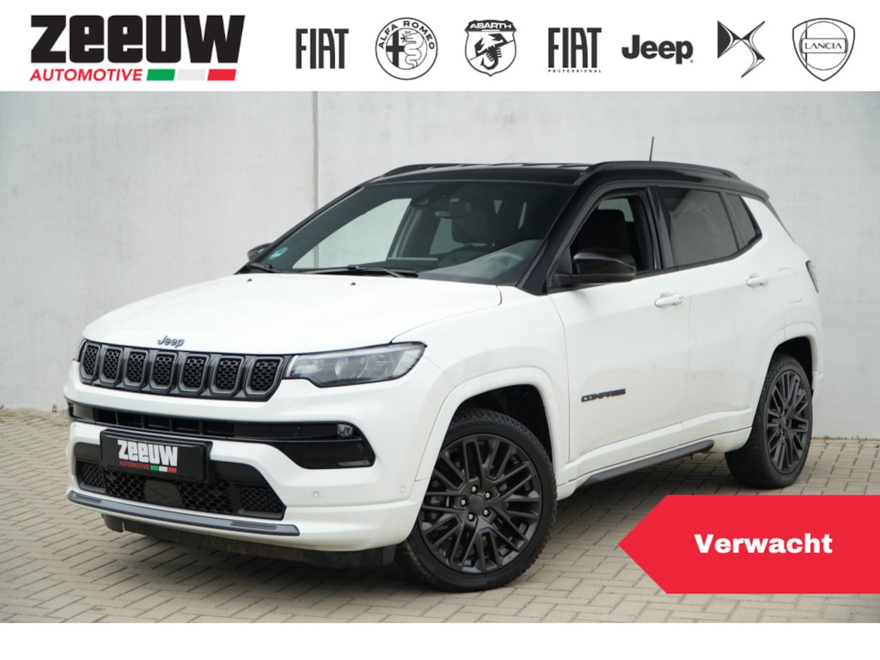Jeep Compass - 4xe 240 PK Hybrid S | Leder | Pano | Navi | Winter | Cam | 19" - AutoWereld.nl