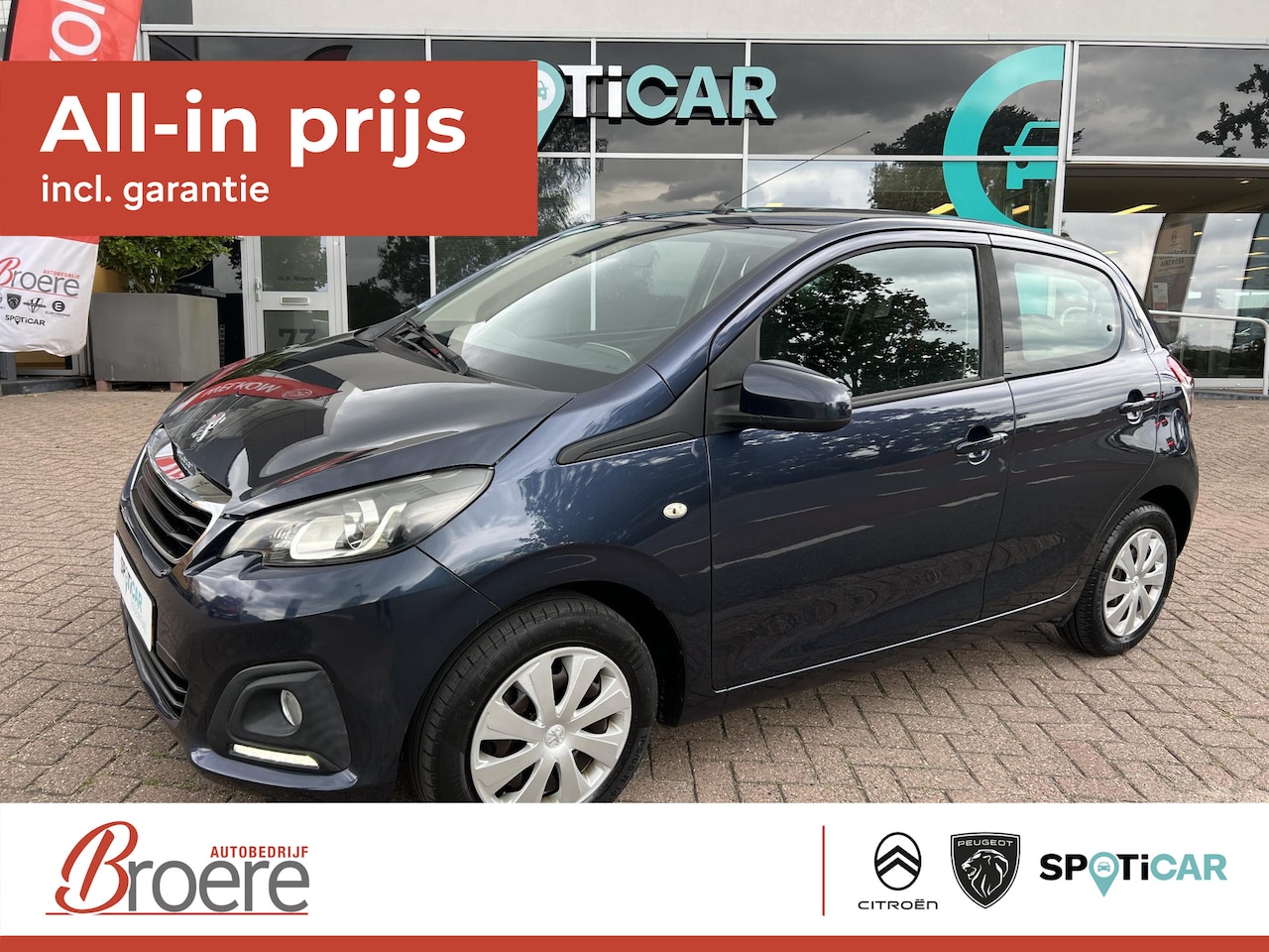 Peugeot 108 - 1.0 e-VTi 68 pk Active 5 drs Bluetooth, Airconditioning - AutoWereld.nl