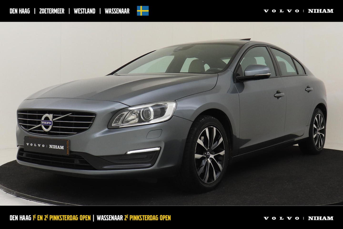 Volvo S60 - T4 (H) POLAR+ DYNAMIC -PANO.DAK|CAMERA|KEYLESS|ADAP.LED|STANDKACHEL|CRUISE|VERW.VOORRIUIT - AutoWereld.nl