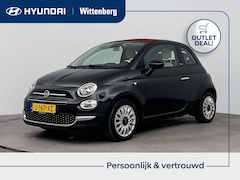 Fiat 500 C - 1.0 Hybrid Lounge | Cabrio | Navigatie | Lichtmetalen velgen | Airco | Cruise |