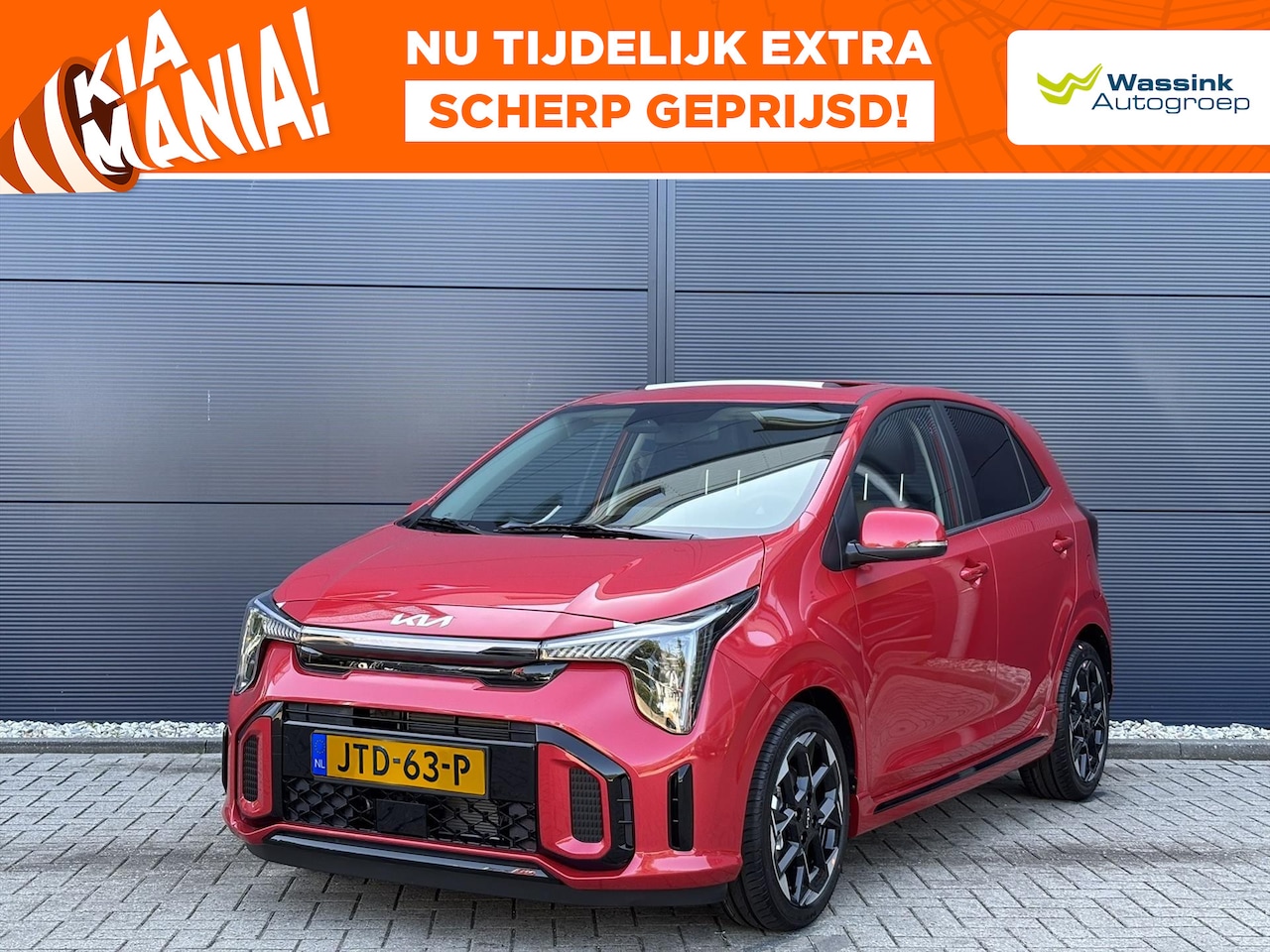 Kia Picanto - 1.0 DPi 63pk 4-zits GT-Line | Stoel-/Stuurverwarming | Apple CarPlay/ Android Auto | Smart - AutoWereld.nl