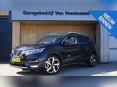 Nissan Qashqai - 1.3 DIG-T 160pk Automaat Tekna Pano.Dak Leder 360-View 19inch LM LED *NL auto* 1e eigenaar