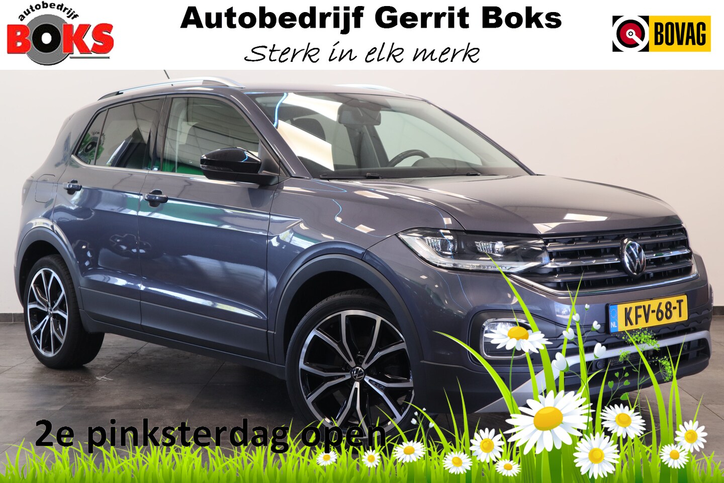 Volkswagen T-Cross - 1.0 TSI Style Navigatie Full-led Adaptive-Cruise !! 2e Pinksterdag geopend van 12:00 tot 1 - AutoWereld.nl