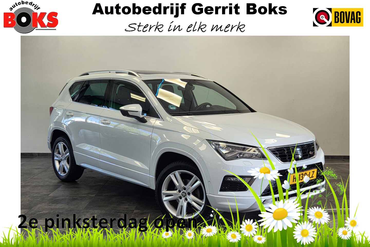 SEAT Ateca - 1.5 TSI FR Business Intense Panoramadak Trekhaak Elektrisch Leder interieur !! 2e Pinkster - AutoWereld.nl