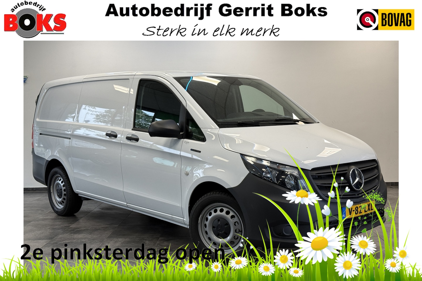 Mercedes-Benz eVito - eVito 112 L2 60 kWh Stoelverwarming !! 2e Pinksterdag geopend van 12:00 tot 17:00u !! - AutoWereld.nl