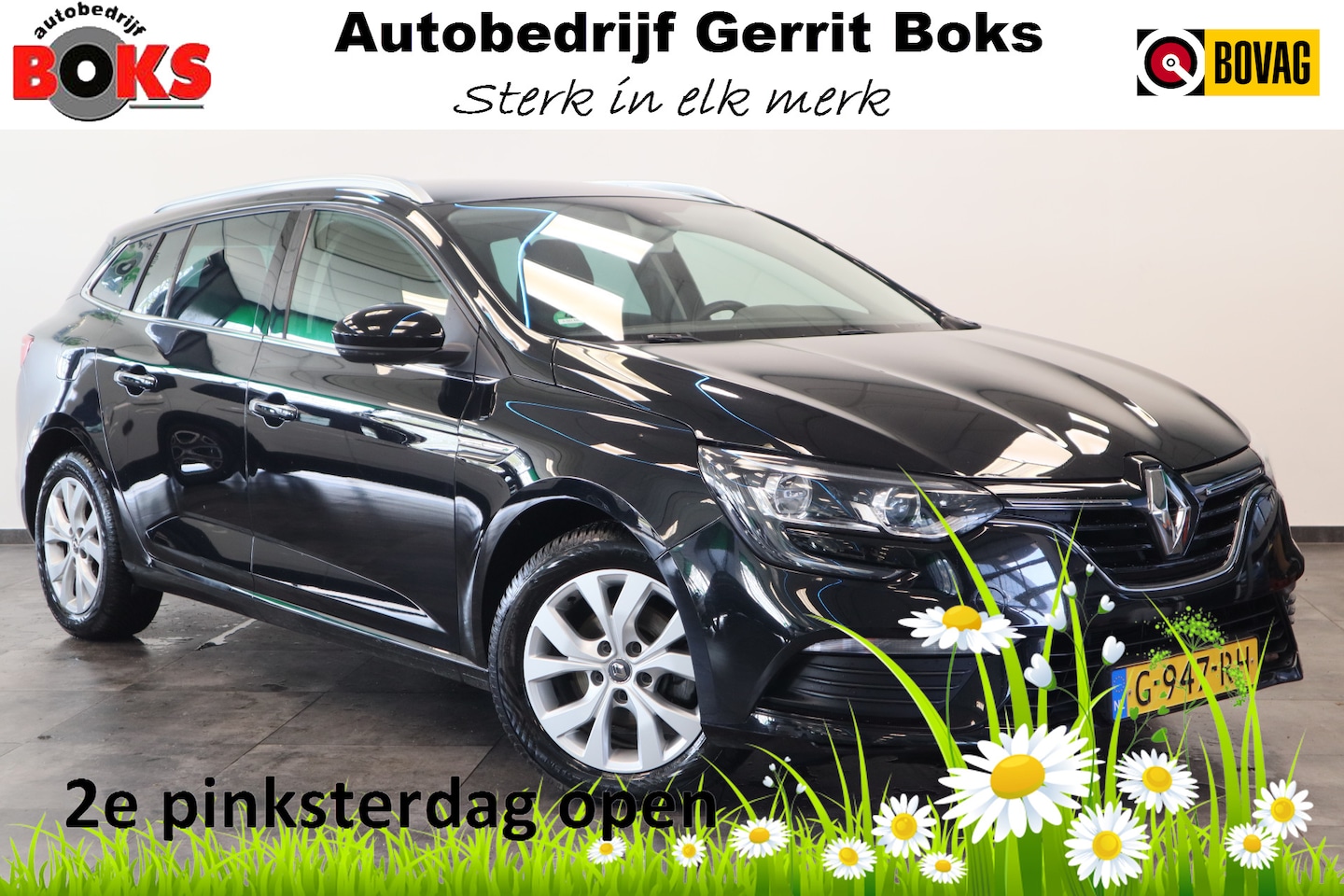 Renault Mégane Estate - 1.3 TCe Limited Navigatie CruiseControl Trekhaak !! 2e Pinksterdag geopend van 12:00 tot 1 - AutoWereld.nl