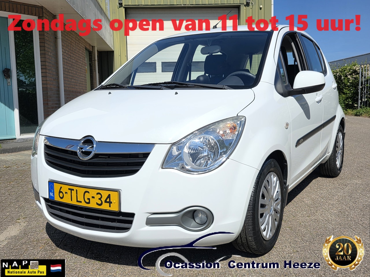 Opel Agila - 1.2 Edition AUTOMAAT! Airco! Apk 4-2027! VERWACHT! - AutoWereld.nl