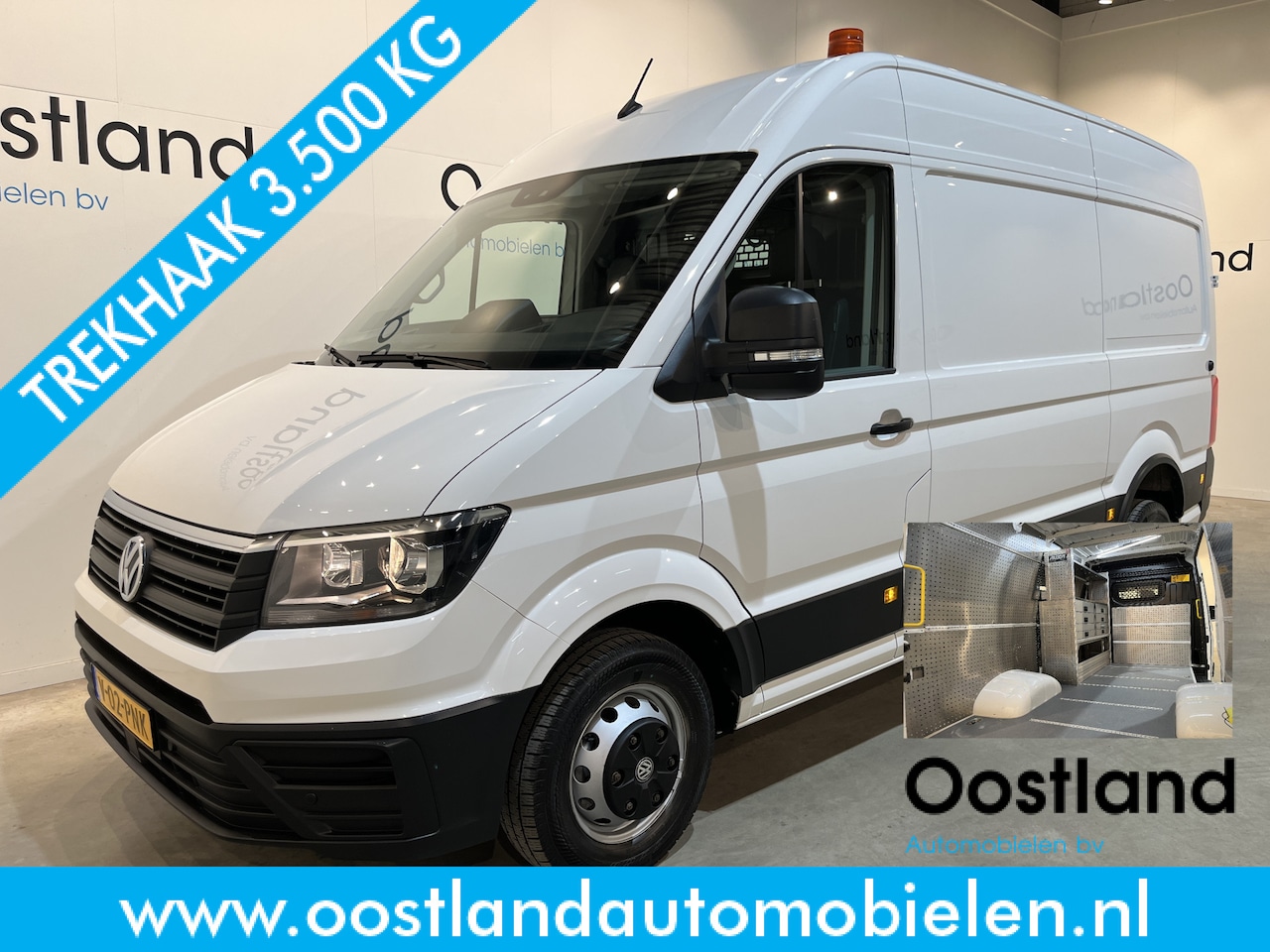 Volkswagen Crafter - 50 2.0 TDI L3H3 180 PK DL Dubbel Lucht Automaat / Trekhaak 3.500 KG / Aluca Kast / Airco / - AutoWereld.nl