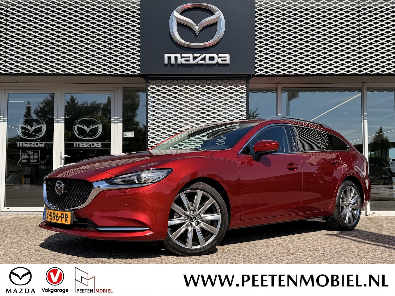 Mazda 6 Sportbreak - 2.0 SkyActiv-G 165 Exclusive-Line | MEMORY STOELEN | STOEL VENTILATIE | 360 CAMERA | - AutoWereld.nl
