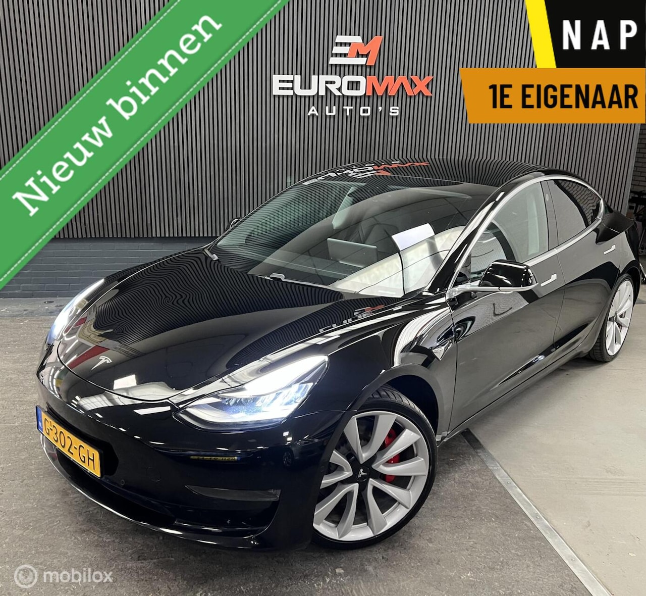 Tesla Model 3 - Performance AWD 75 kWh 1e Eigenaar-NAP-Pano - AutoWereld.nl