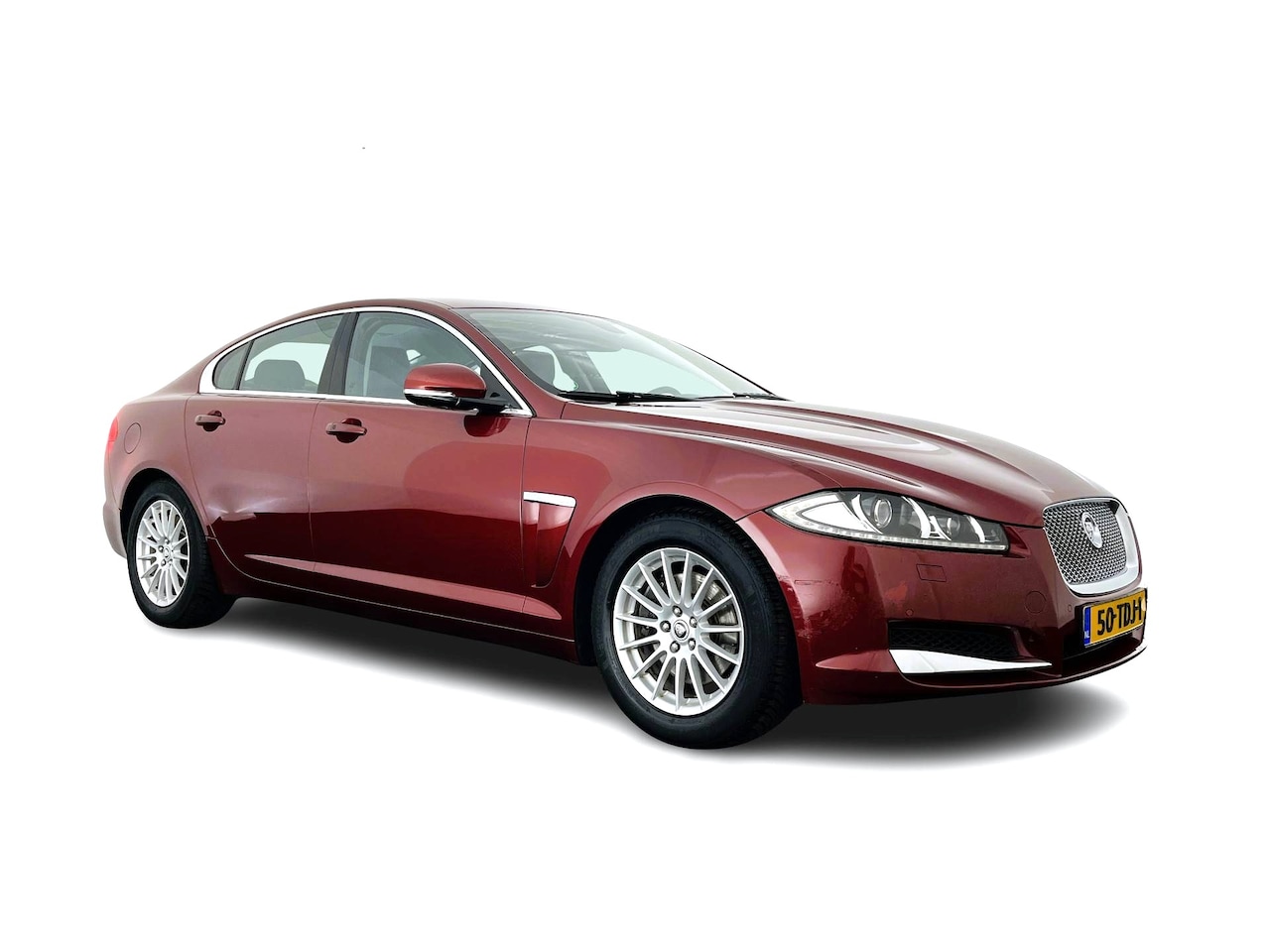 Jaguar XF - 2.2D Aut. *LEATHER | XENON | CAMERA | HEATED-COMFORTSEATS | KEYLESS | NAVI-FULLMAP | ECC | - AutoWereld.nl