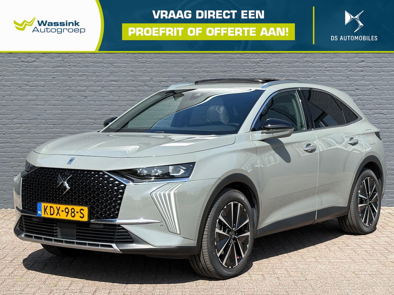 DS 7 - E-Tense 300 4x4 Rivoli Adaptive Cruise Control | HIFI Audio | Panoramisch Schuif- Kantelda - AutoWereld.nl