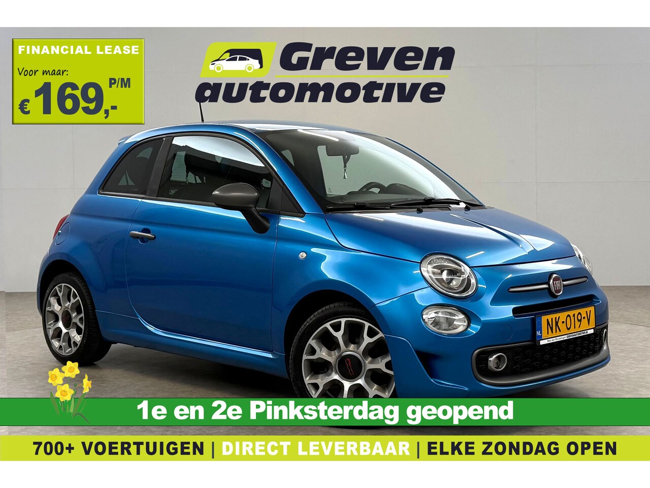 Fiat 500 - 0.9 TwinAir Turbo Sport | Airco | Navigatie | LED | Elektrpakket - AutoWereld.nl