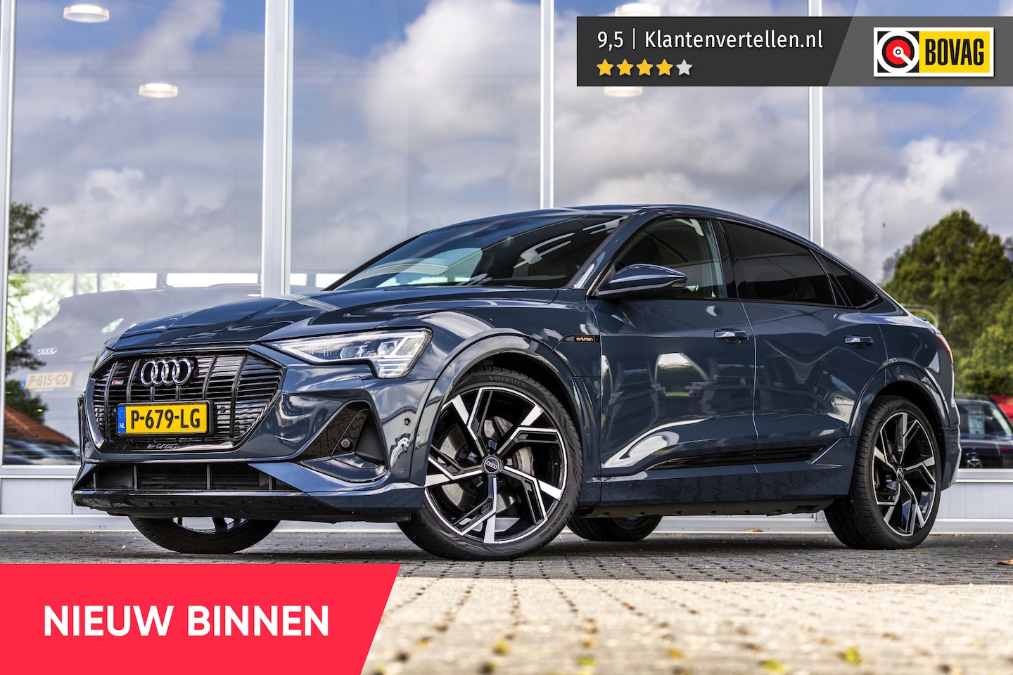 Audi e-tron Sportback - 50 quattro S edition 71 kWh | B&O | 22" | Leder - AutoWereld.nl