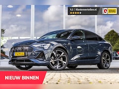 Audi e-tron Sportback - 50 quattro S edition 71 kWh | B&O | 22" | Leder