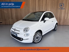 Fiat 500 - 0.9 TwinAir Turbo Lounge Zonnedak | Parkeersensoren | Navi