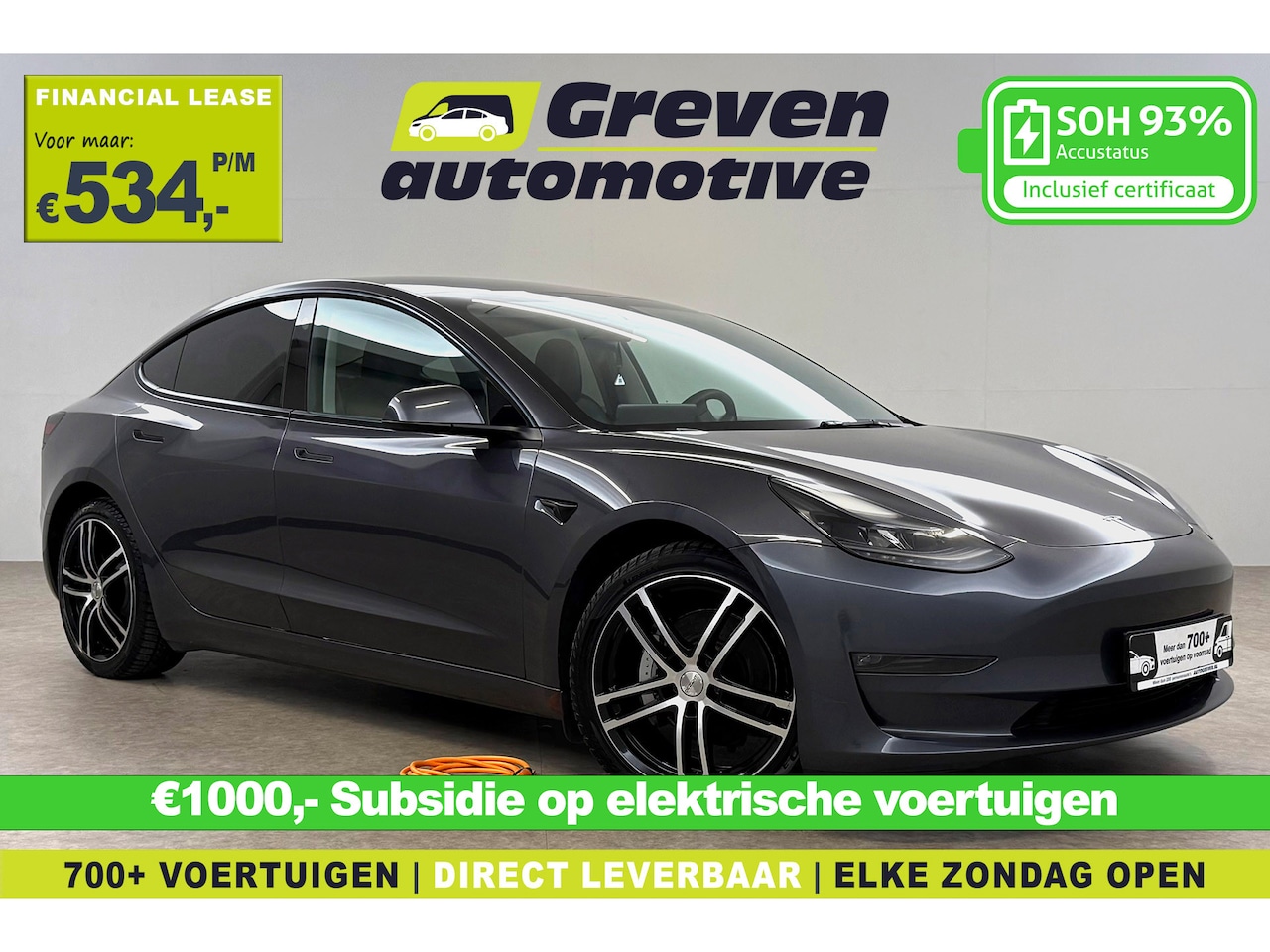 Tesla Model 3 - Long Range RWD Long Range AWD 75 kWh | Snelladen | SOH 93% | Autopilot | Pano | Camera | Adap. Cruise | S - AutoWereld.nl