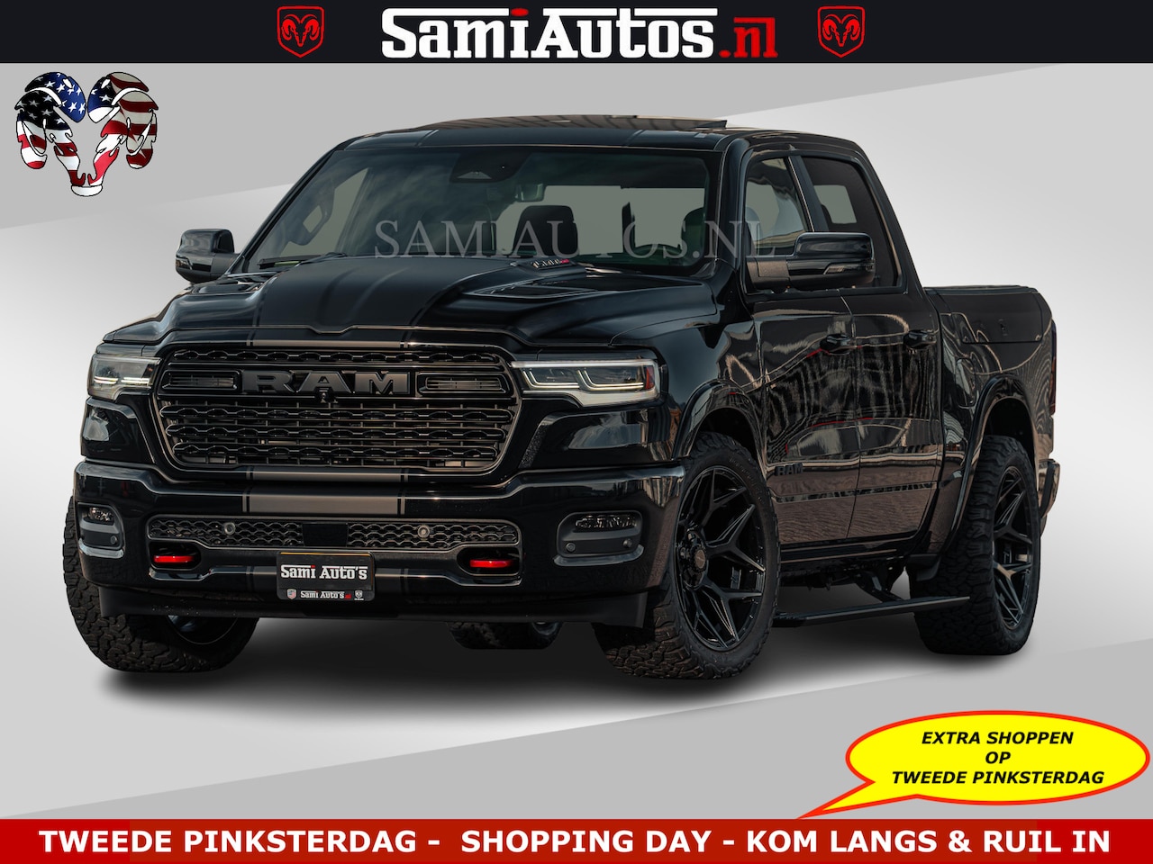Dodge Ram Pick Up - Limited H.O 540PK 706Nm | Massage + Full Option | De Meest Luxe en Volle in zijn Klasse | - AutoWereld.nl