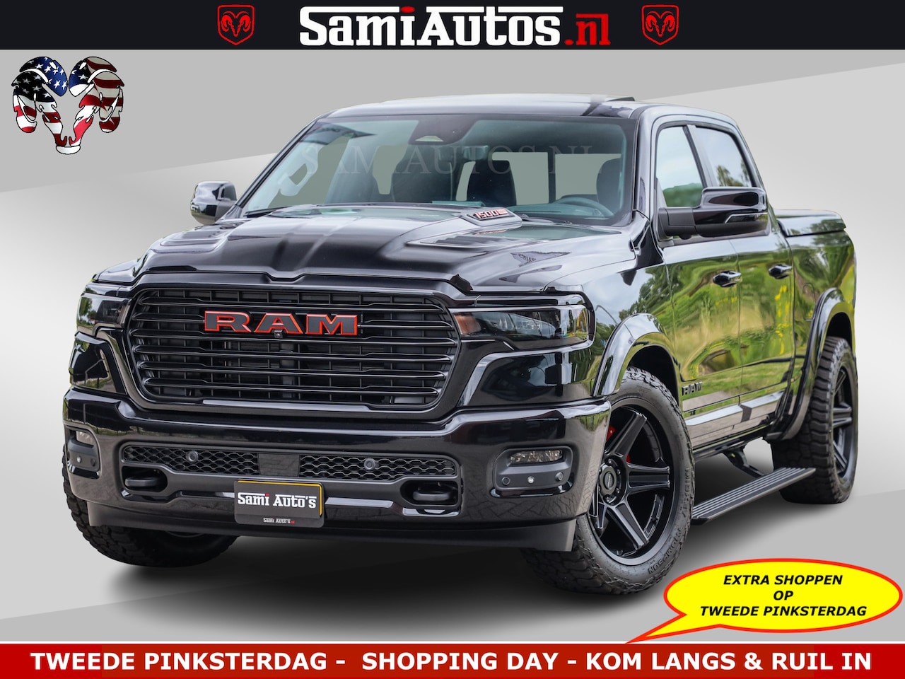 Dodge Ram 1500 - Night Premium | Full Option | De Meest Luxe Pick-Up in zijn Klasse | Comfortabele Dubbele - AutoWereld.nl