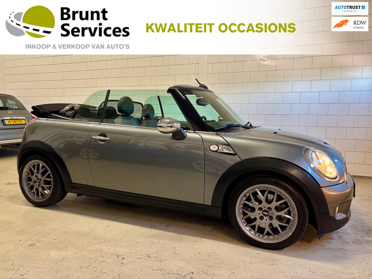 MINI Cabrio - Mini 1.6 Cooper S Chili Bj10|Automaat|Leer|Clima|Pdc|Harman/Kardon|Vol opties !! - AutoWereld.nl