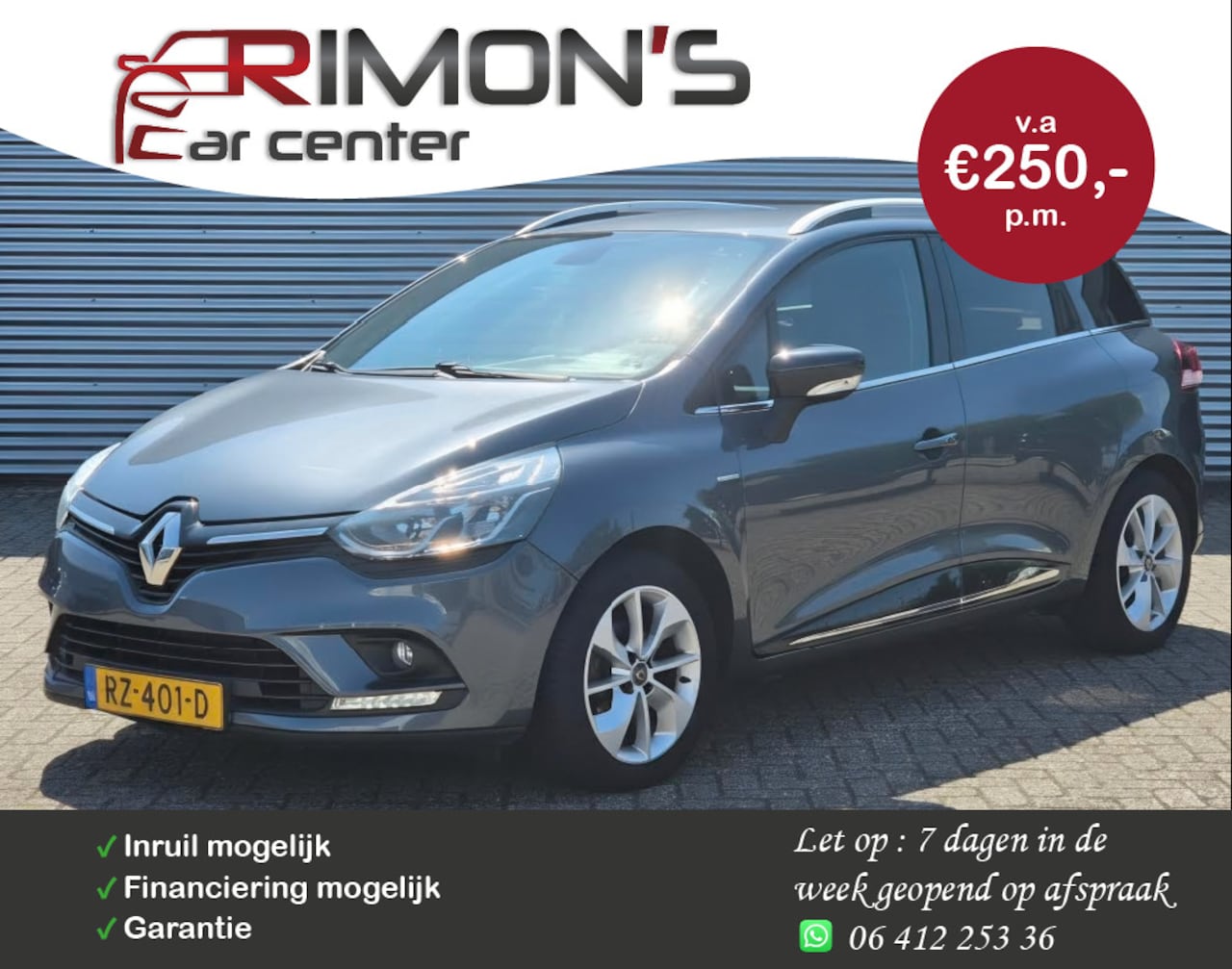 Renault Clio Estate - 1.5 dCi Ecoleader Intens Carplay Navi Airco - AutoWereld.nl