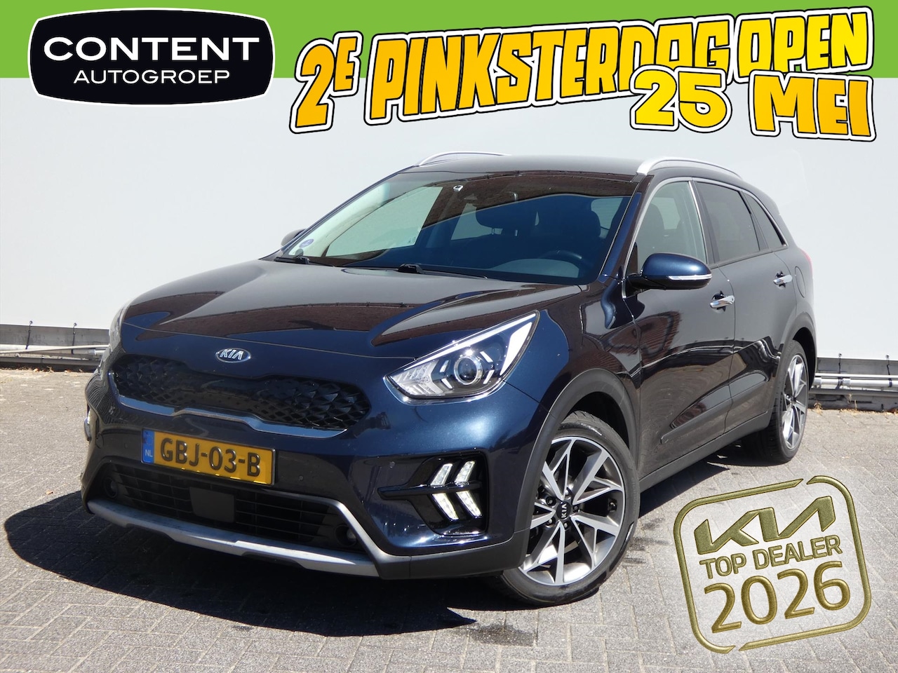 Kia Niro - 1.6 GDi Hybrid 141pk DCT6 DynamicPlusLine / 68.000 KM !!! - AutoWereld.nl