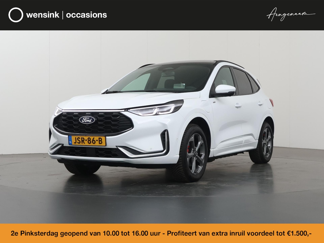 Ford Kuga - 2.5 PHEV ST-Line X | Elekt. inklapbare Trekhaak | Panoramadak | Winterpakket | Head Up | M - AutoWereld.nl