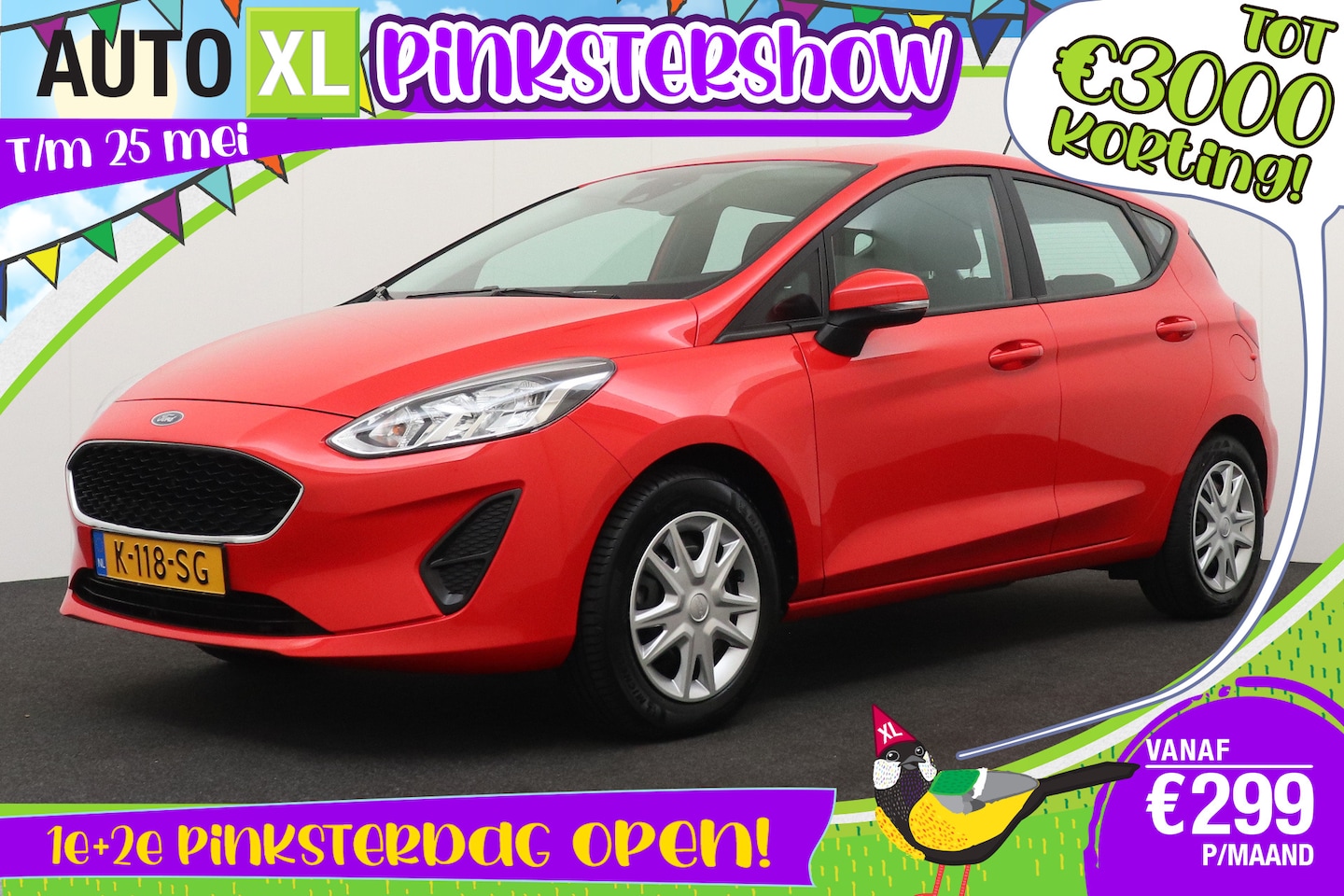 Ford Fiesta - 1.0 94 PK Connected Carplay Cruise LED - AutoWereld.nl